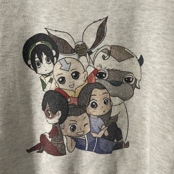 Avatar Crewneck Pullover Sweatshirt Grey Size Medium - Picture 2 of 5